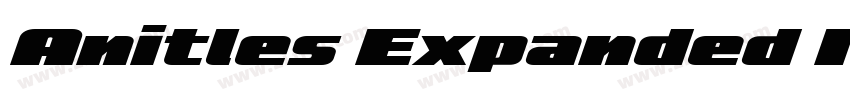 Anitles Expanded Ita字体转换 Anitles Expanded Ita字体转换